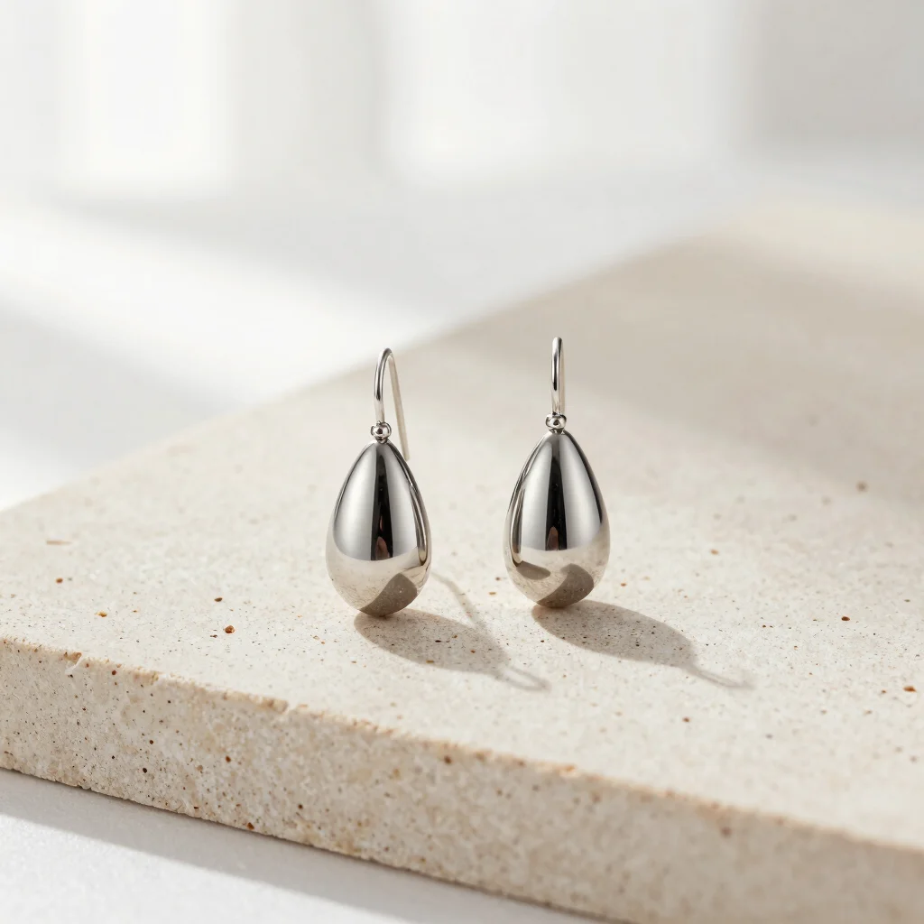Boucles d'Oreilles Goutte Mosaïque