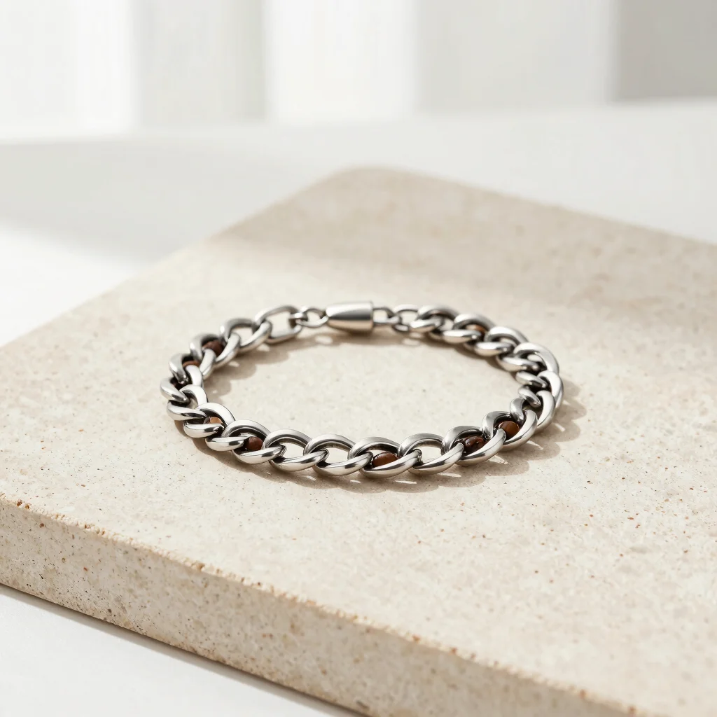 Bracelet Chaîne Grain de Café